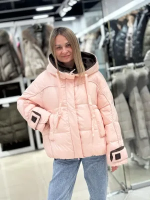 Пуховик TOWMY 3375 peach pink