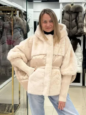 Жіноча куртка дублянка