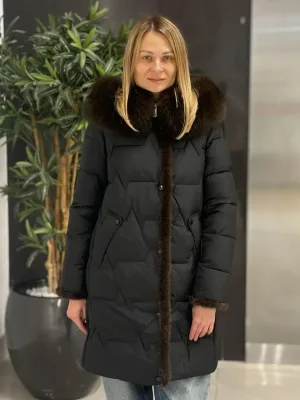 Пуховик Chanevia 25003 Black