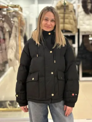 Пуховик Chanevia 23506 Black