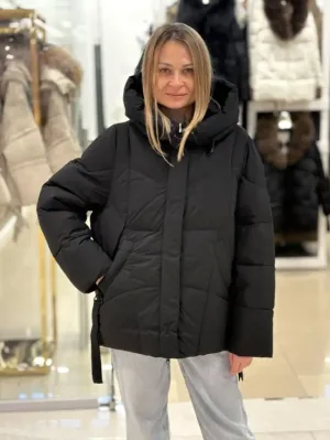 Пуховик TOWMY 9258 black SIZE +