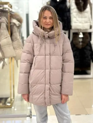 Пуховик TOWMY 9486 elephant grey SIZE +