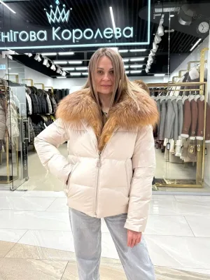 Пуховик — парка GUEELA 1393 Champange