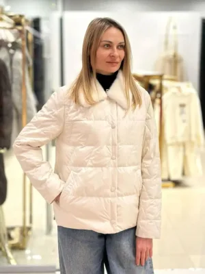 Куртка CHANEVIA 25129 Cream White