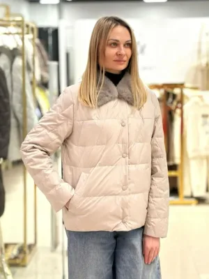 Куртка CHANEVIA 25129 Light Grey