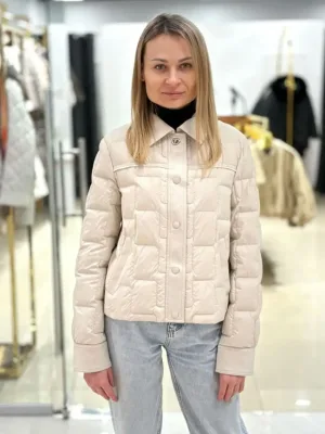 Куртка CHANEVIA 25121 Cream White