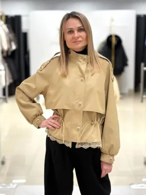 Тренч CHANEVIA 9918 Beige