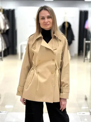Тренч CHANEVIA 9906 Beige
