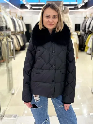 Пуховик Chanevia 25599 BLACK