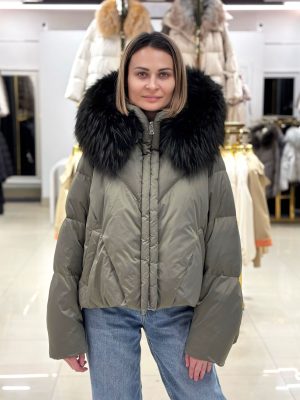 Пуховик Chanevia 25515 GREEN