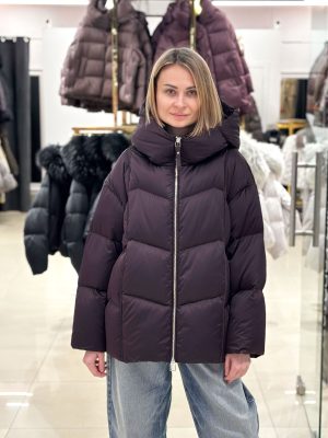 Пуховик Chanevia 25560 BURGUNDE
