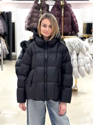 Пуховик Chanevia 25577 BLACK