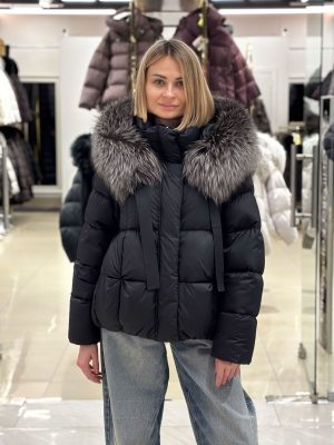 Пуховик Chanevia 25606 BLACK