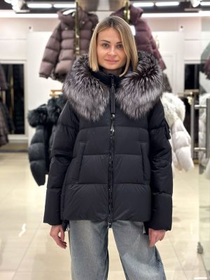 Пуховик Chanevia 25603 BLACK