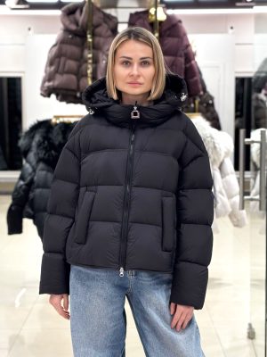 Пуховик Chanevia 25526 BLACK