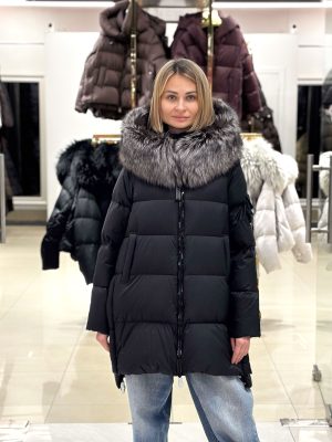 Пуховик Chanevia 25605 BLACK