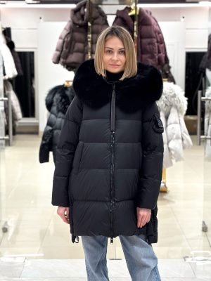 Пуховик Chanevia 25525 BLACK