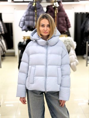 Пуховик Chanevia 25526 LIGHT BLUE