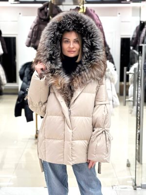 Пуховик — парка Chanevia 25520 BEIGE