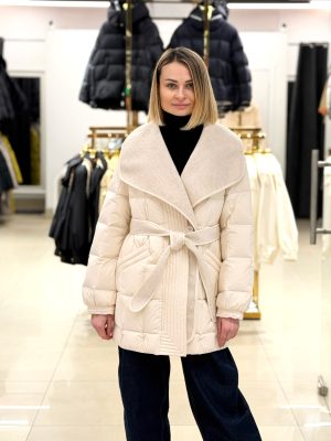 Жіноче пальто CHANEVIA 25586 CREAM