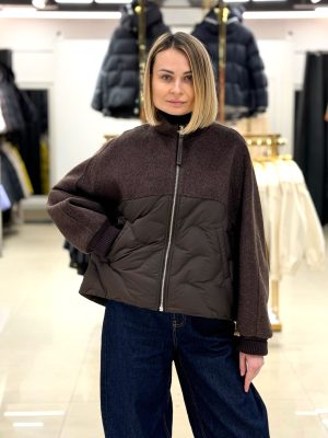 Куртка CHANEVIA 26032 DARK BROWN