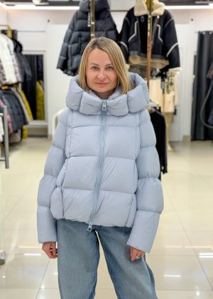 Пуховик Chanevia 25563 ICE BLUE
