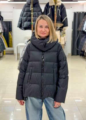 Пуховик Chanevia 25030-1 BLACK