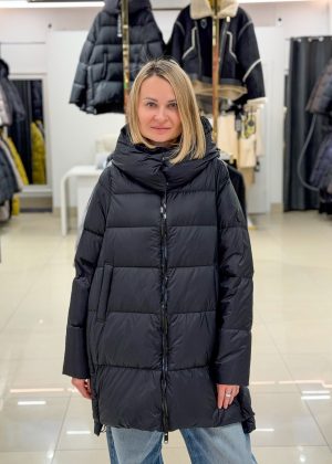 Пуховик Chanevia 25020-1 BLACK