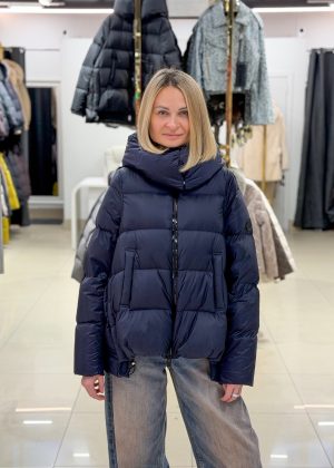 Пуховик Chanevia 25030-1 DARK-BLUE